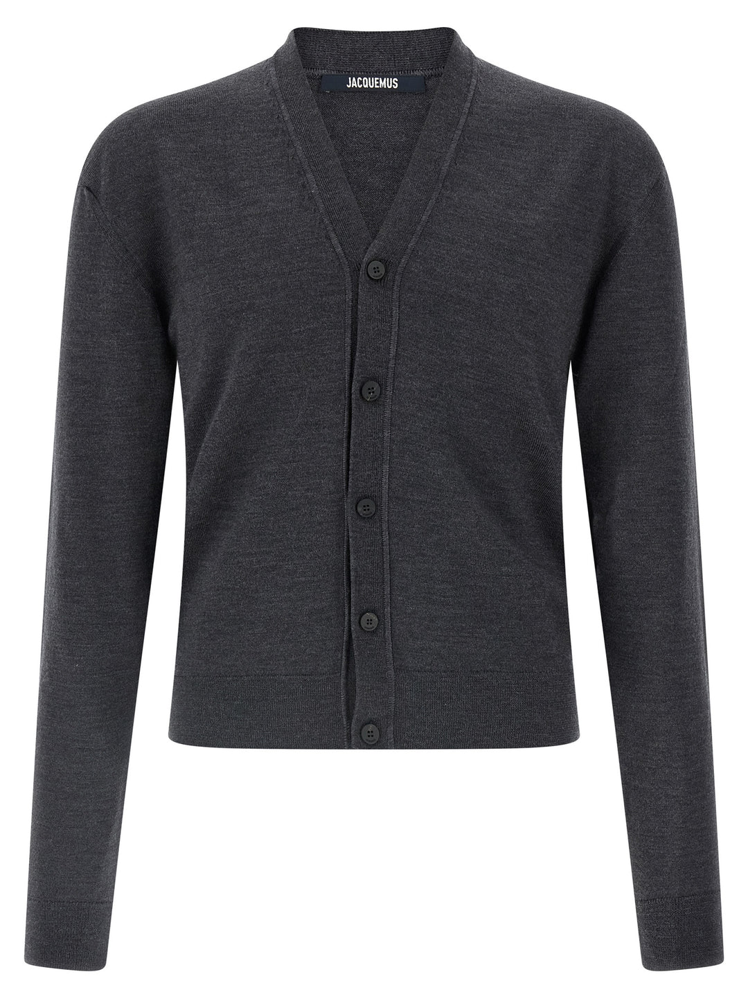 Jacquemus Le Cardigan Brodé Sweaters and Cardigans - Gray | aaefe119144ed473bd18e538bf6f7d47d918a34f