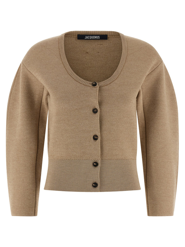 Jacquemus Le Gilet Doppio Sweaters and Cardigans - Beige | 7c1cf90a15a606b219157e56d83a46657a67121a