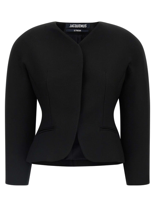 La Petite Veste Ovalo Blazers Black