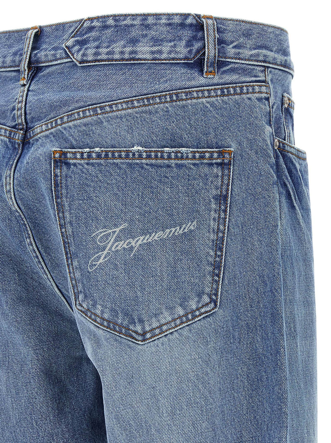 Jacquemus Le De-Nime Droit Jeans - Blue | 39cdfca04456a873388854546f1e20e11b25b45e