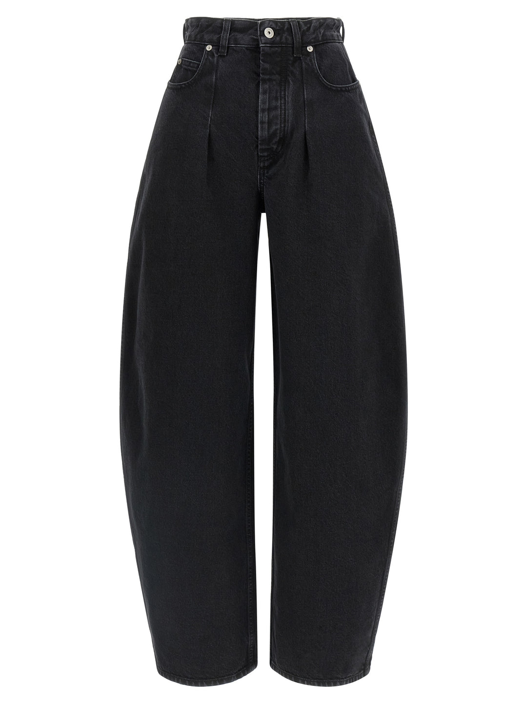 Jacquemus Le De-Nîmes Ovalo Jeans - Black | 583ec84d667e5175eb151caf9d070a032abe6b80