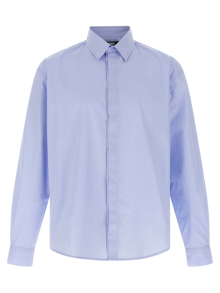 Jacquemus La Chemise Simon Shirt and Blouse - Light Blue | 5c4f62b975351ad6a44c7662eb7e9265a24e2d79