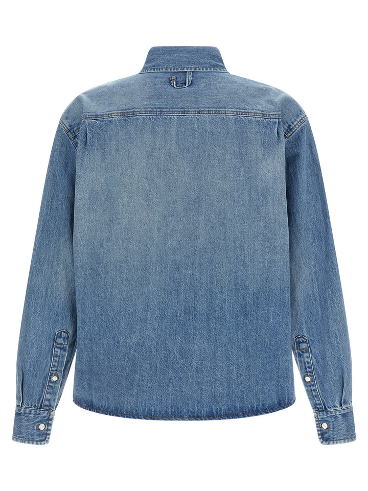 Jacquemus La Chemise De-Nîmes Simon Shirt and Blouse - Blue | 4f512ed40bcf2a24457fc9a991c4483ada90f9fc