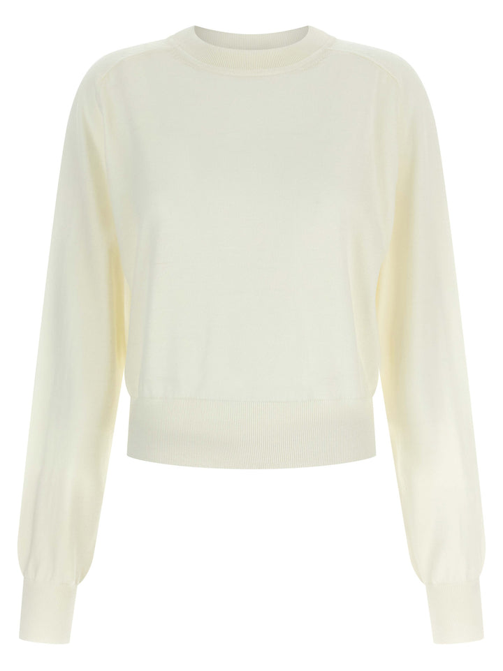 Jacquemus Le Sweater Brodé Sweaters and Cardigans - White | ebc80d32231e64b90d54eb62f728f4c14ae71751