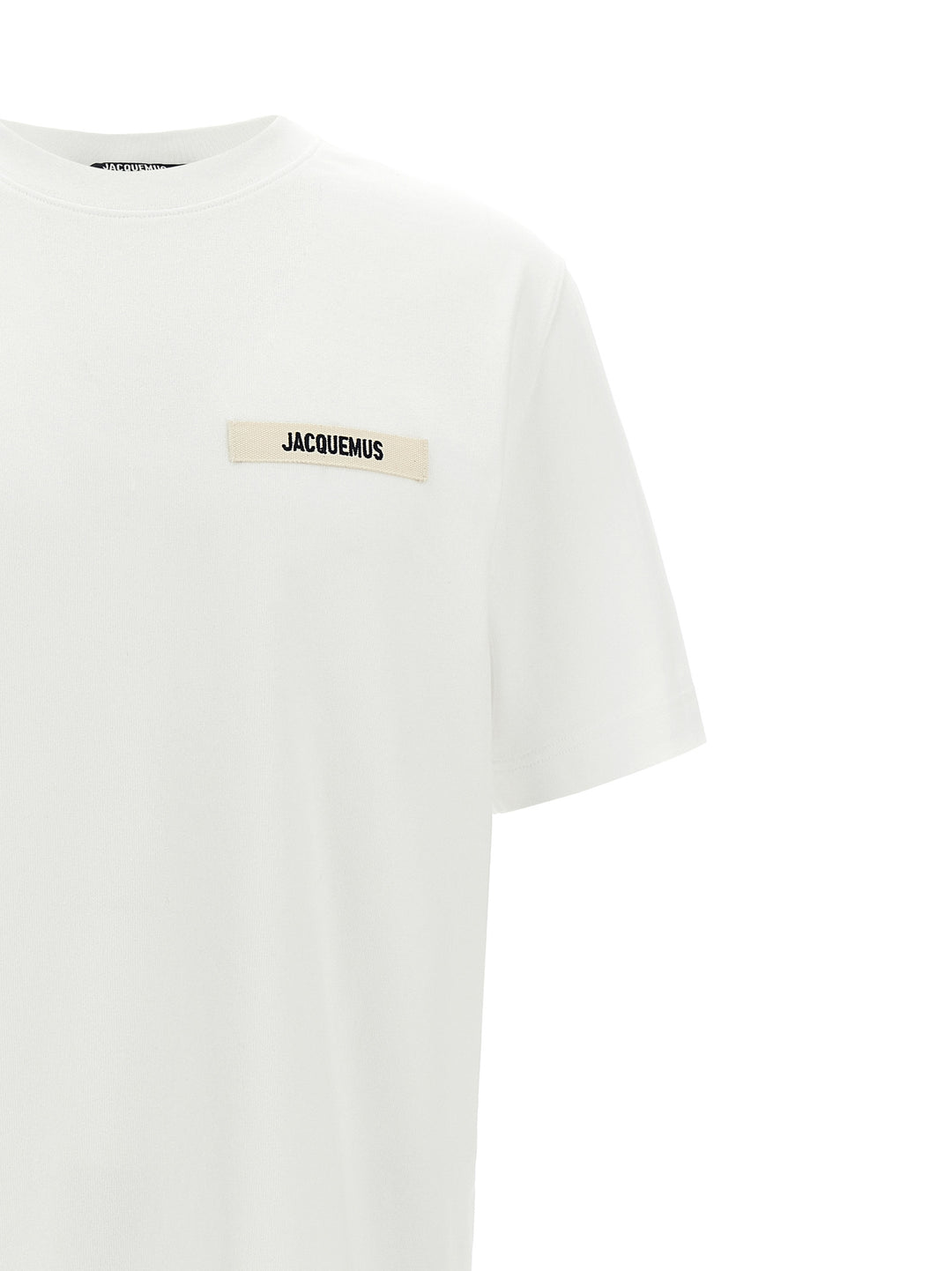 Jacquemus Gros Grain T-shirt - White | 542ccacb6ad07e82cc54e2ab85439545b90d5328