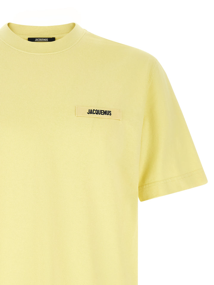 Jacquemus Le  Gros-Grain T-shirt - Yellow | ee28b9421eaafc36e1b7129404d0b24f6eeb6742