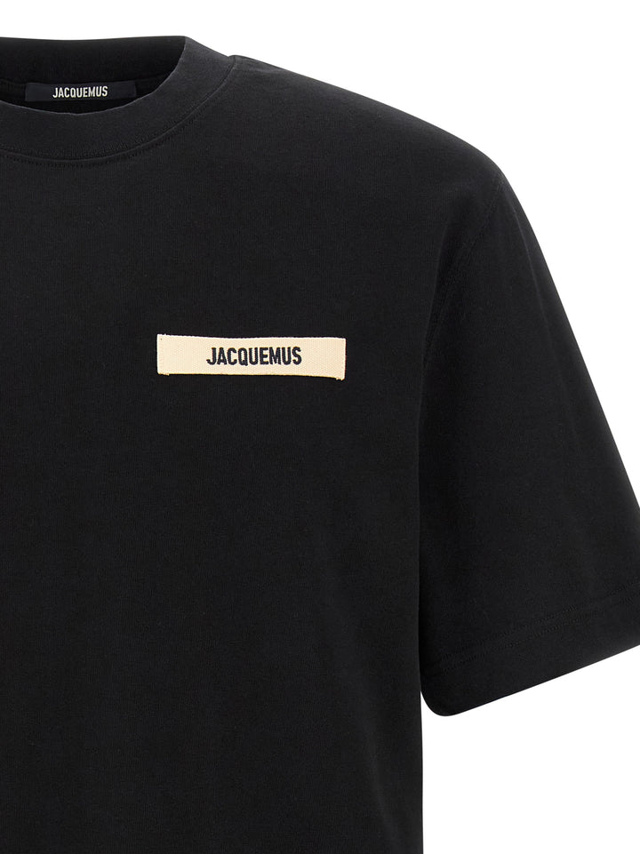 Jacquemus Gros Grain T-shirt - Black | 2fb187c674e73afdbef8c864d5edf3ca73457f2b