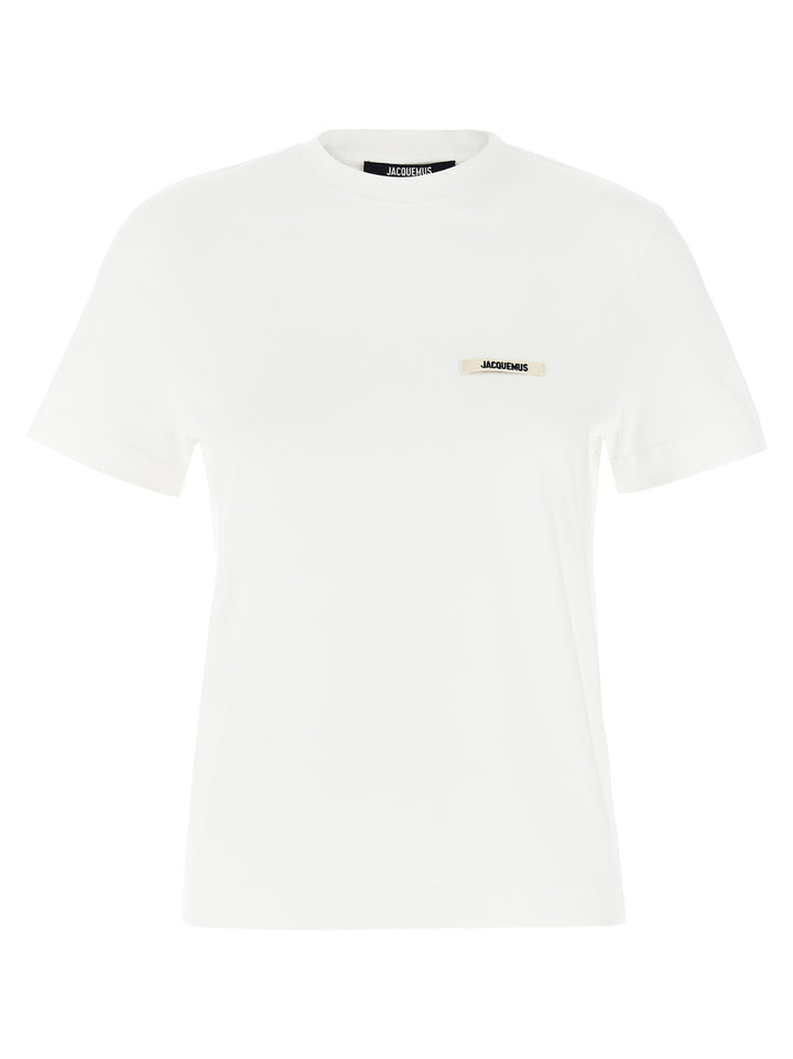 Jacquemus Le  Gros-Grain T-shirt - White | c6b750e9ccc3e0e78bace696e2561ef81b7171f0
