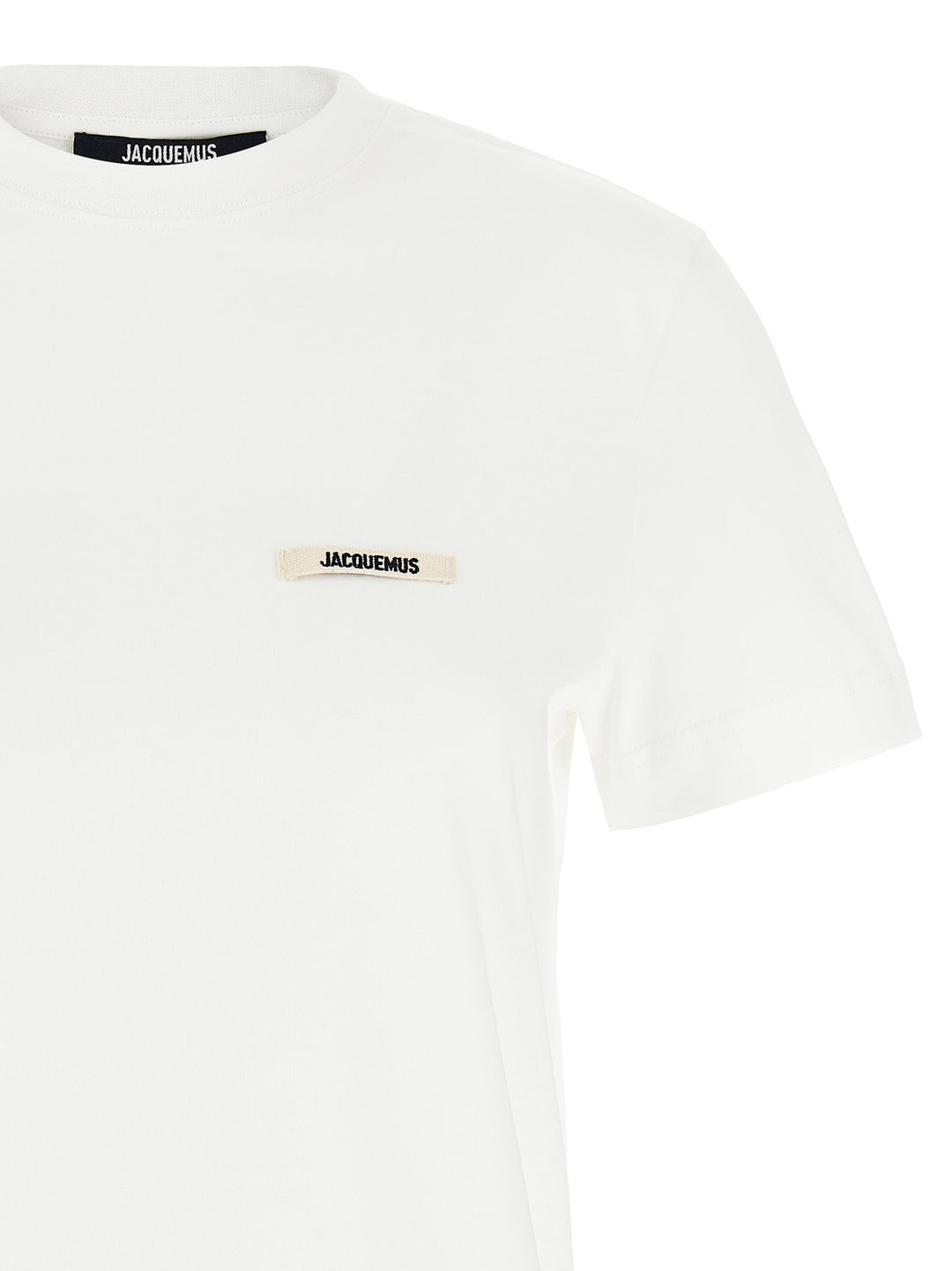 Jacquemus Le  Gros-Grain T-shirt - White | c027023ecd8fb2f033c09b1a6abe9091b506240f