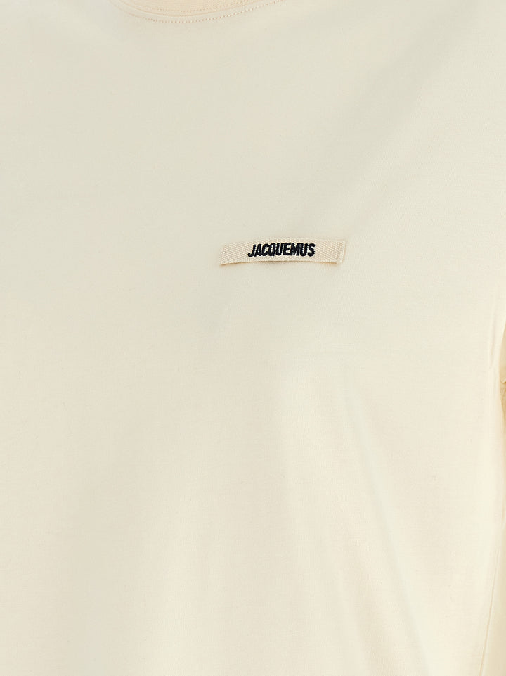 Jacquemus Le  Gros-Grain T-shirt - Beige | 4cef831e1e32a4ae8f8800bc3c0d986c10eb850c