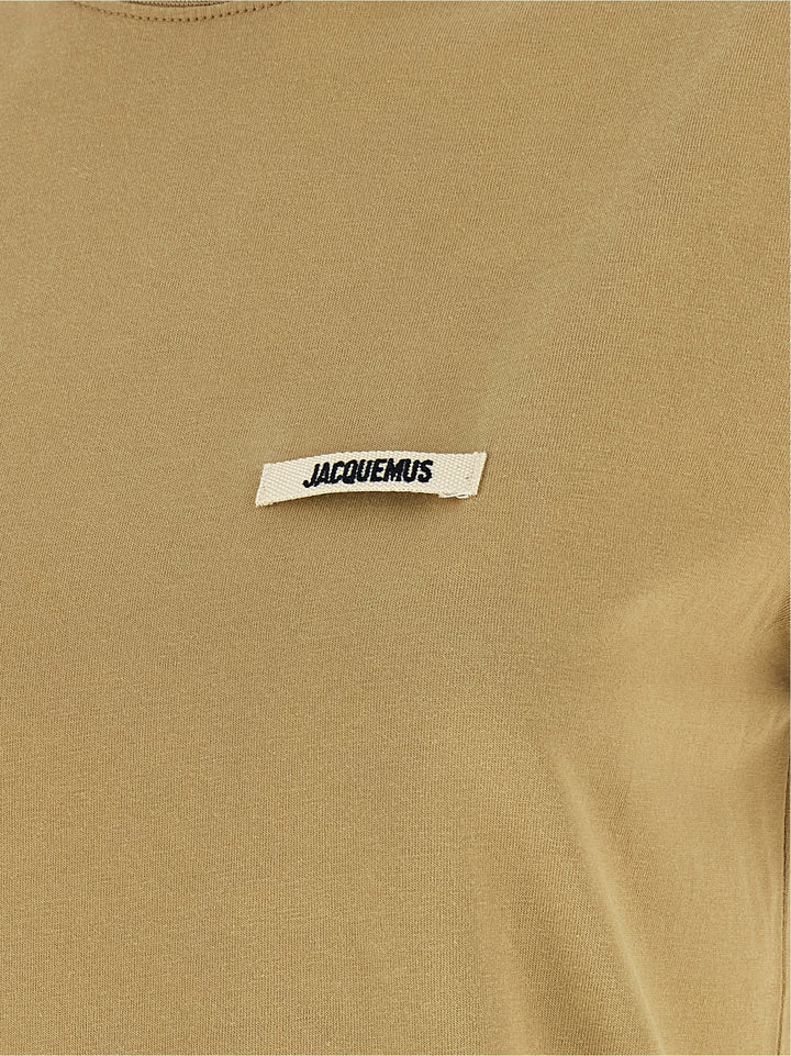 Jacquemus Le  Gros-Grain T-shirt - Beige | e4448c32fa68b494e265032bc76b274f1a117349