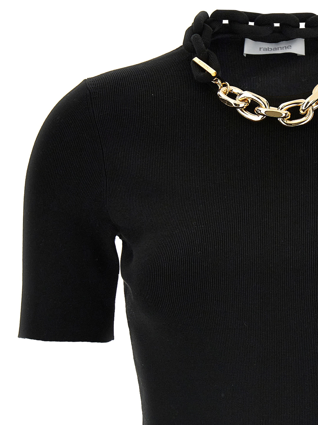 Paco Rabanne Chain T-shirt - Black | 3ebcd95176adfdcaef4059c92a29a0f8fd907355