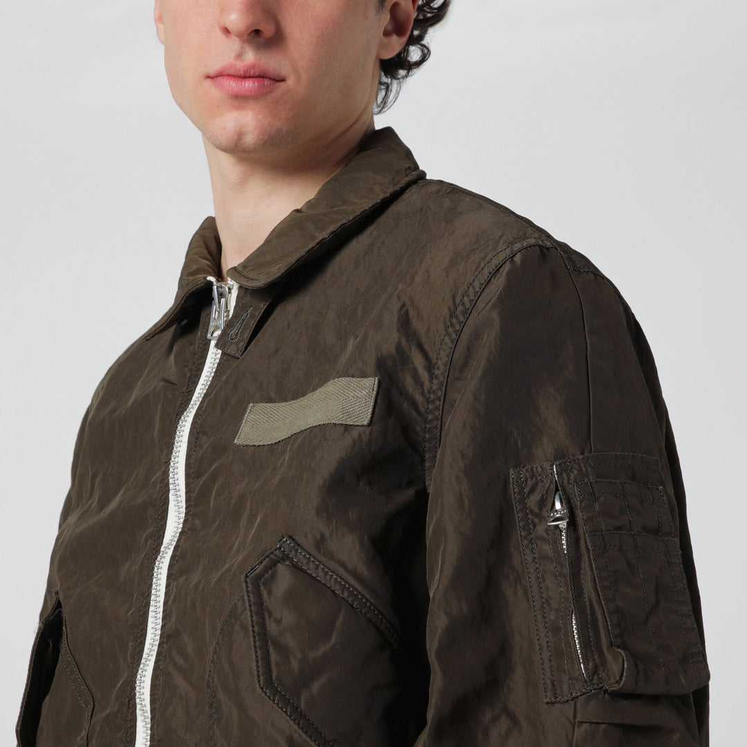 Sacai Coats & Jackets - Green | 7b4ee15b4097e7b4c2057ff6dffa903e56f02d89