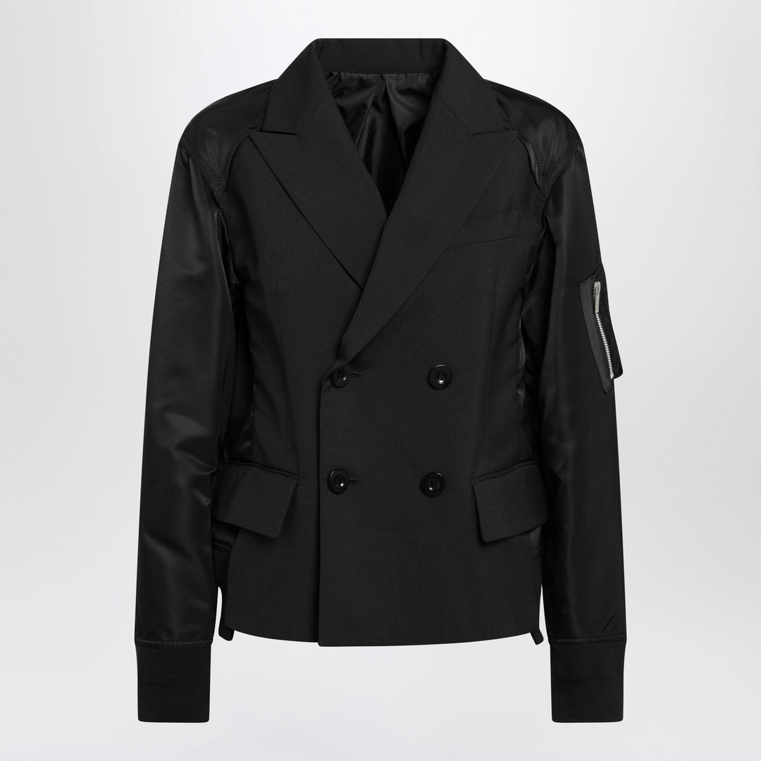 Sacai Coats & Jackets - Black | d0ee0ccbbe98f44093275e27e289fd40c6b1d61b