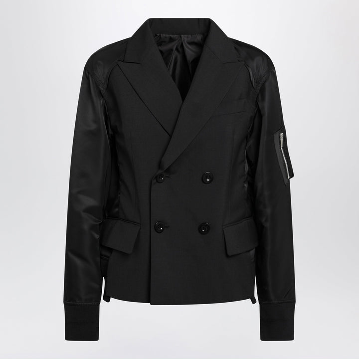 Sacai Coats & Jackets - Black | d0ee0ccbbe98f44093275e27e289fd40c6b1d61b