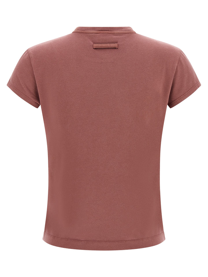 Jean Paul Gaultier The Needles Embroidered T-shirt - Bordeaux | cea87caaf3839f96d55d672afab597b2536d7284