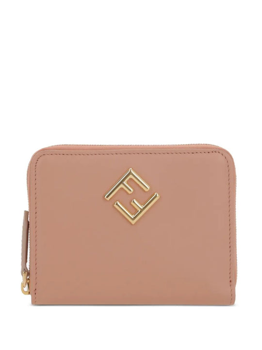 Ff Diamonds Zip Around Medium Wallet