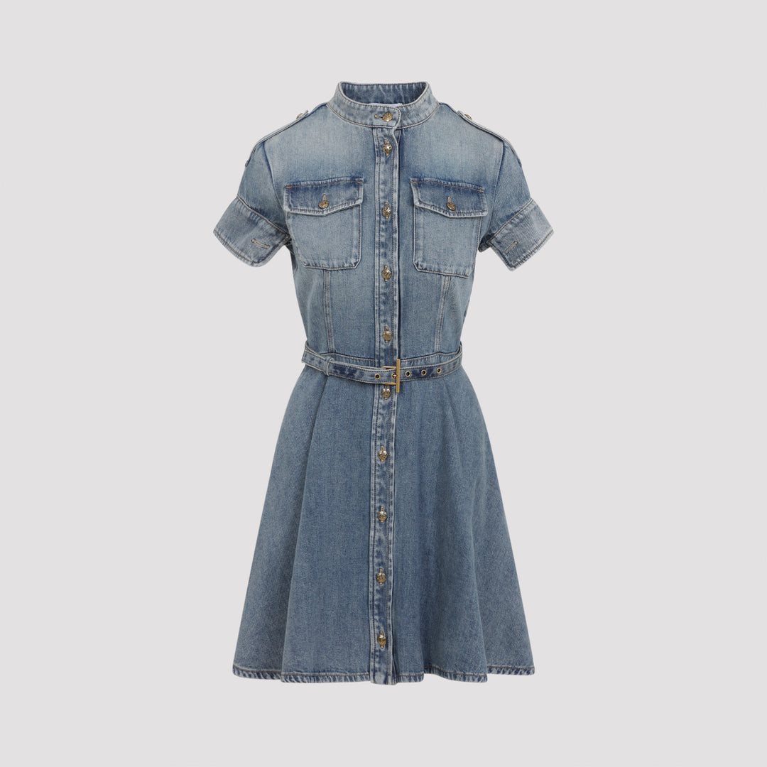 Alexander Mcqueen Mini dresses - Blue | 80a14e798b1252ede606fbb74305d16a36be87d3