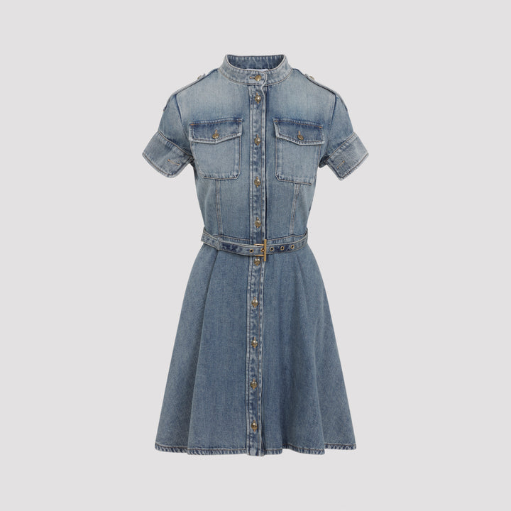 Alexander Mcqueen Mini dresses - Blue | 80a14e798b1252ede606fbb74305d16a36be87d3