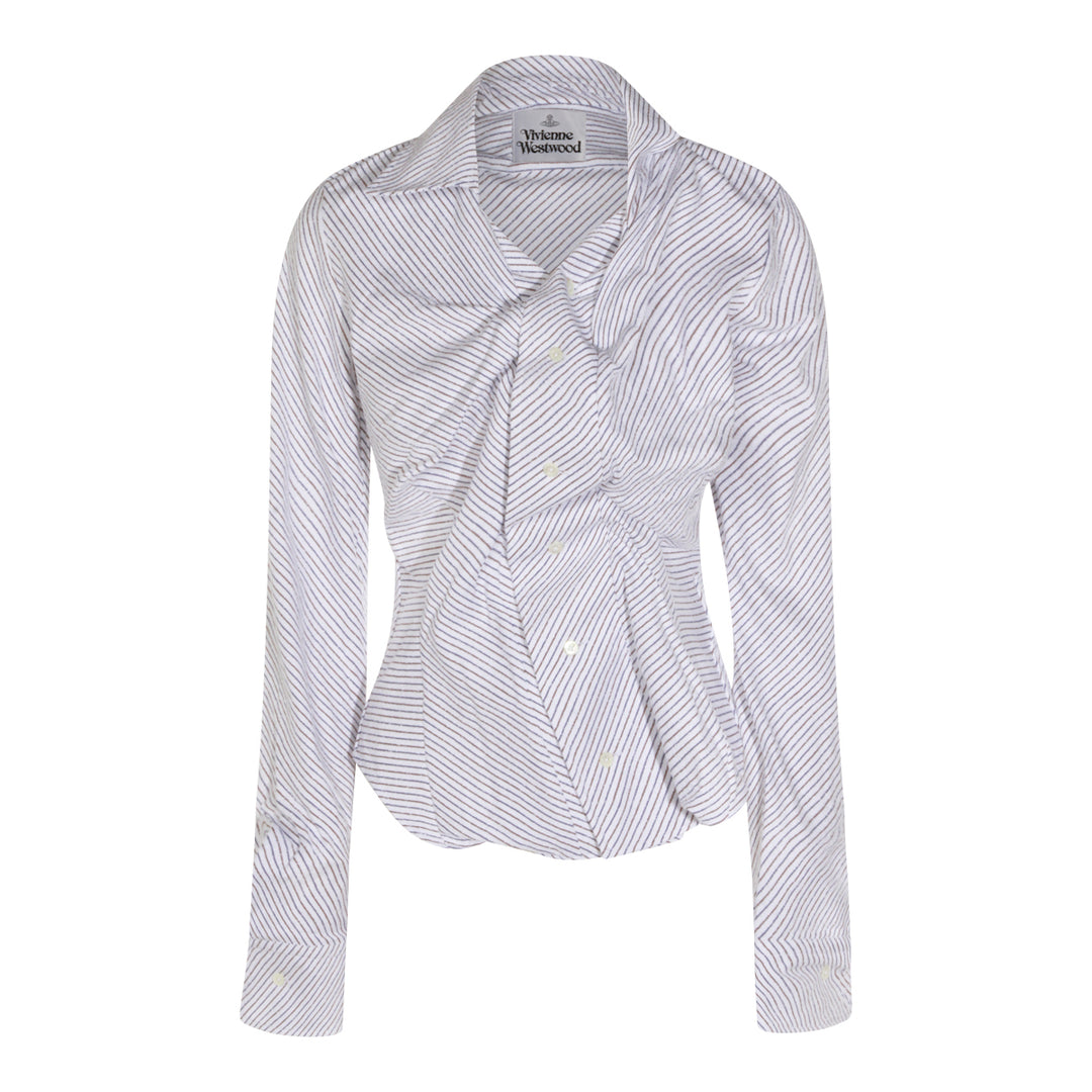 Vivienne Westwood Shirts - BLUE/BROWN | 11c2082b218ae4d4106648c79c90294aafc016cb