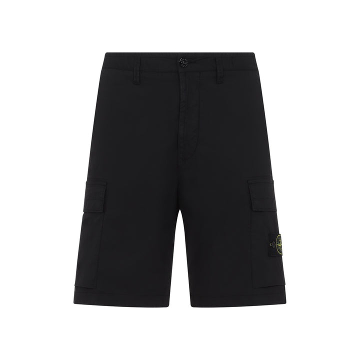 Stone Island Shorts - Black | 9287832cd6b19f409f28771ae3716b1a105694c2