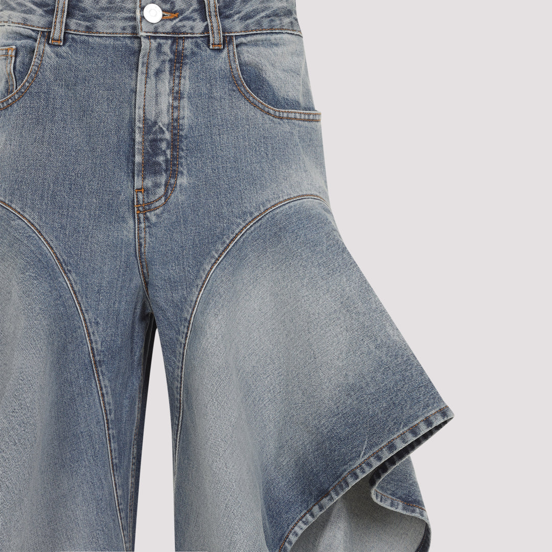 AlaÏA Wide leg - Blue | 2f83d8b8d8dfbee661515c60b57a9c40879c876f