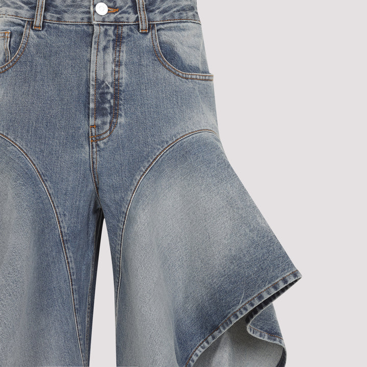 AlaÏA Wide leg - Blue | 2f83d8b8d8dfbee661515c60b57a9c40879c876f