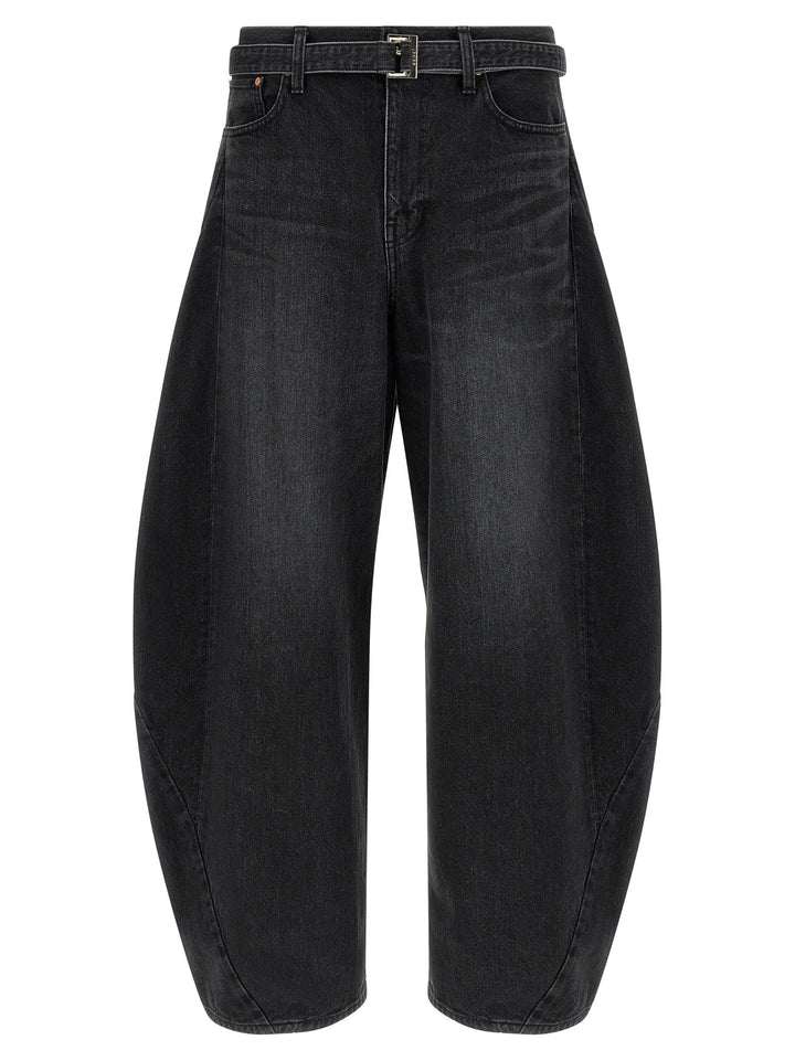 Sacai Extra Leg Jeans - Black | 7b352dec09363d9ba3f6aa953d6bfc0b766efd59
