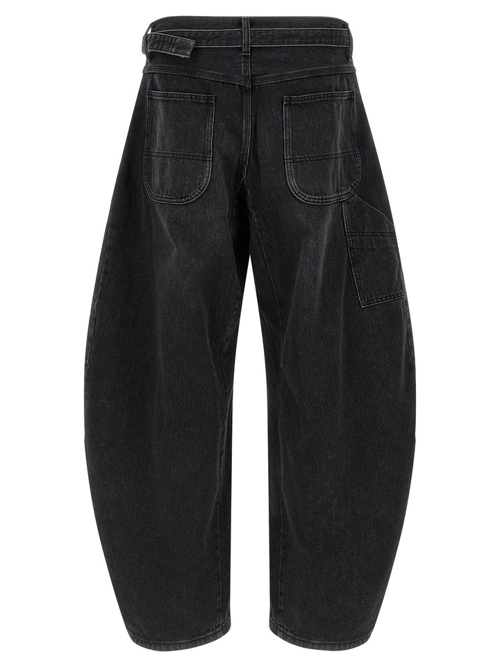 Sacai Extra Leg Jeans - Black | 8ae7c987cd7c3bd886dfa10d8cc658c48f971ee1