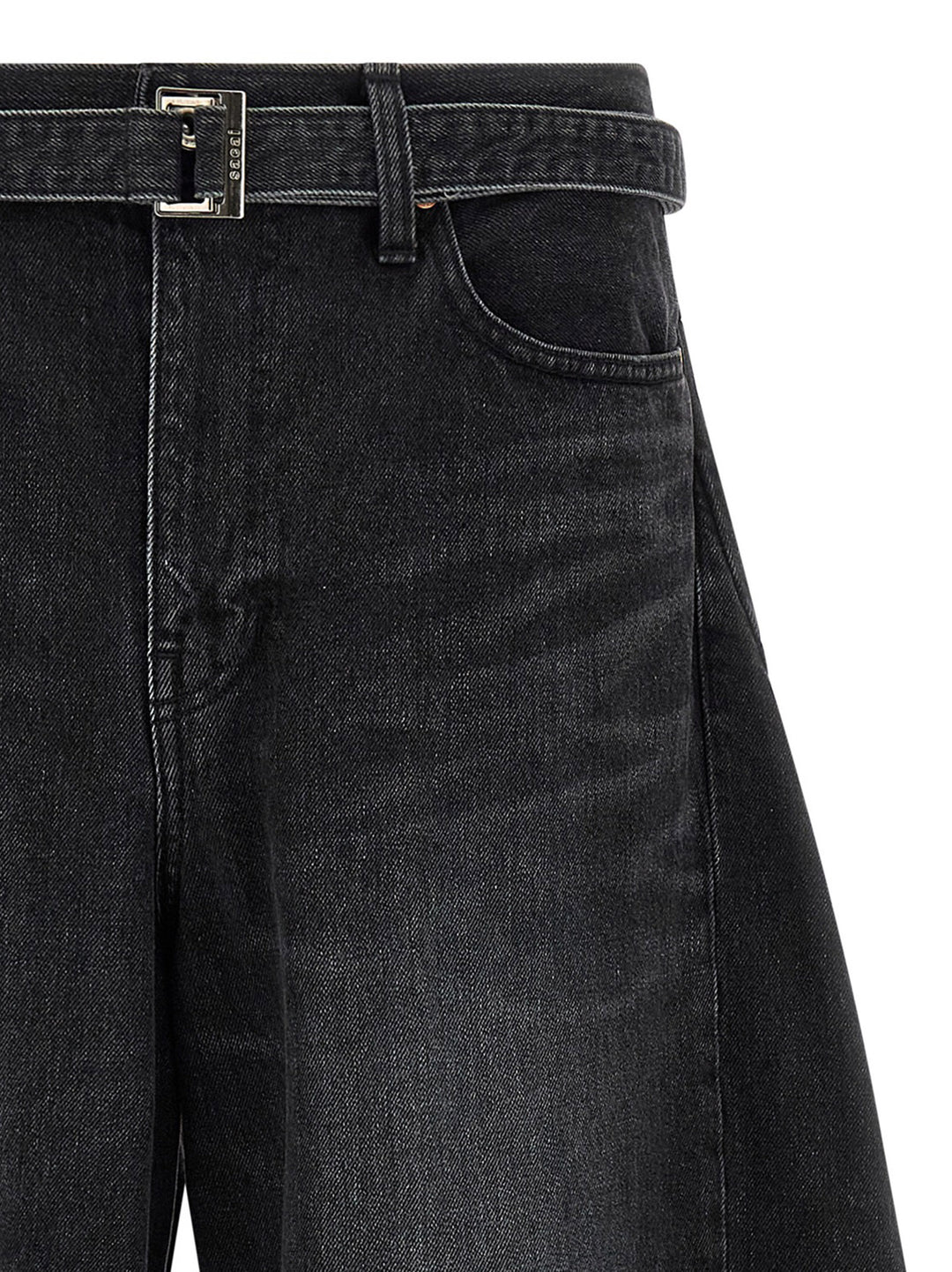 Sacai Extra Leg Jeans - Black | 8d8b76c92002744a0460937cf6ab1f1ffd1e6b2a