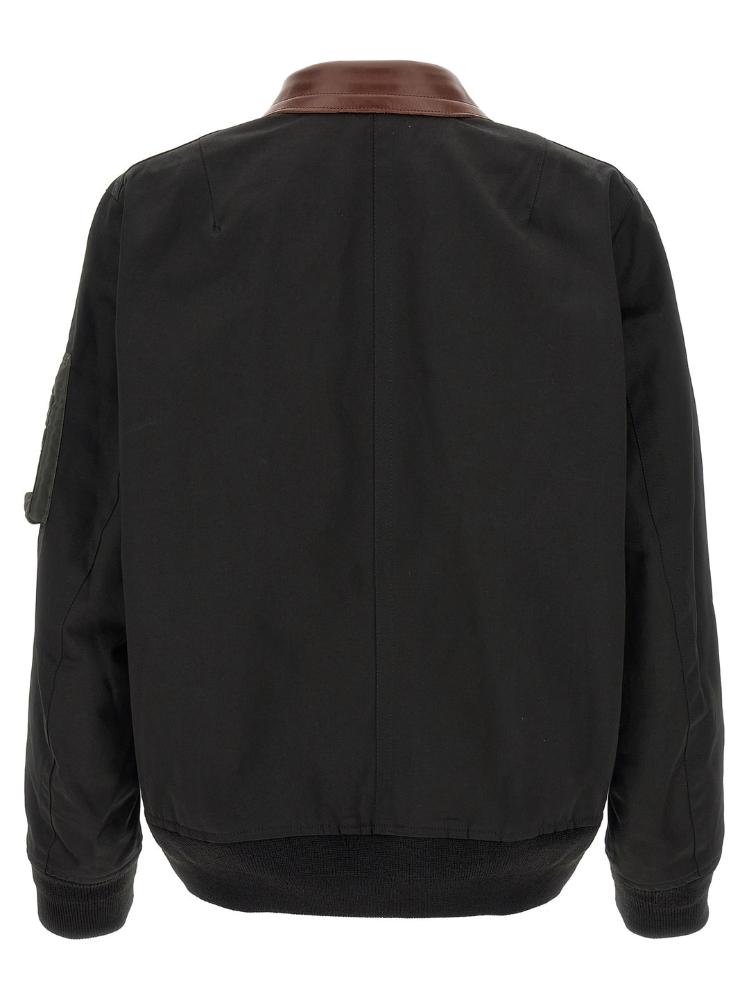 Sacai Cotton Blouson Jacket Puffer Jackets - Black | d8d9f99c1225694e93e6026a448b16f10a3c7e18