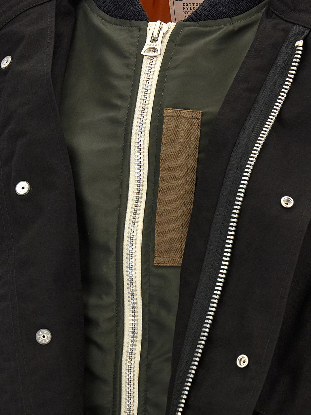 Sacai Nylon Twill X Rip Stop Coats and Trench Coats - Black | 0e1ea9b5f15a178a6bbadf2a3737d31c2b62b5db