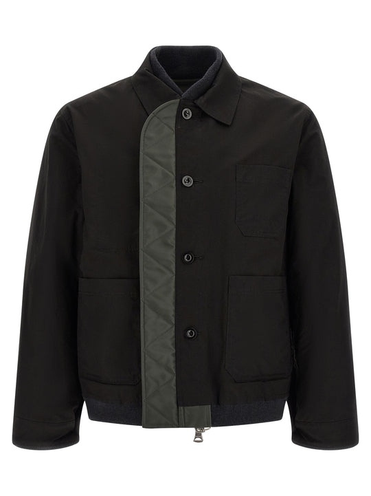 Reversible Blouson Puffer Jackets Multicolor
