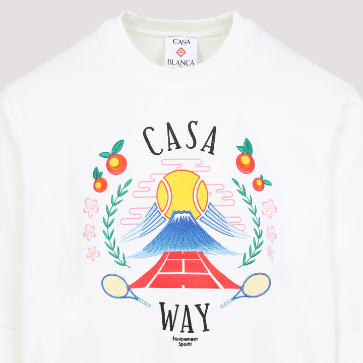 Casablanca Sweatshirts - White | ceb830f151ab7a49bc91b9d6cd7f88c292eed297