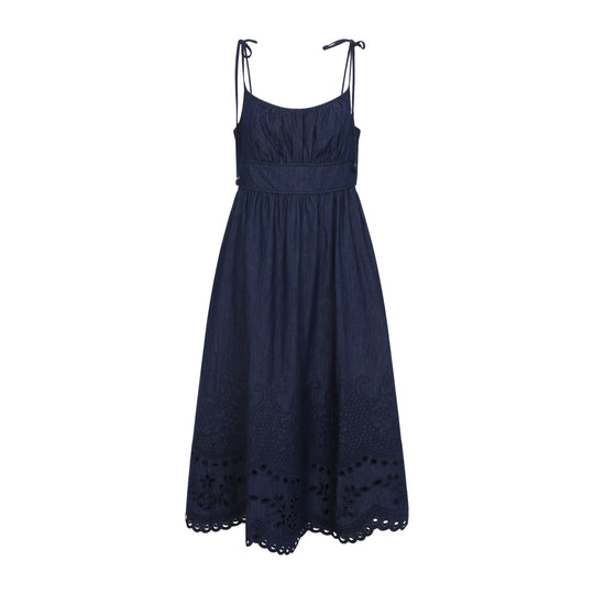 Midi Dresses Blue