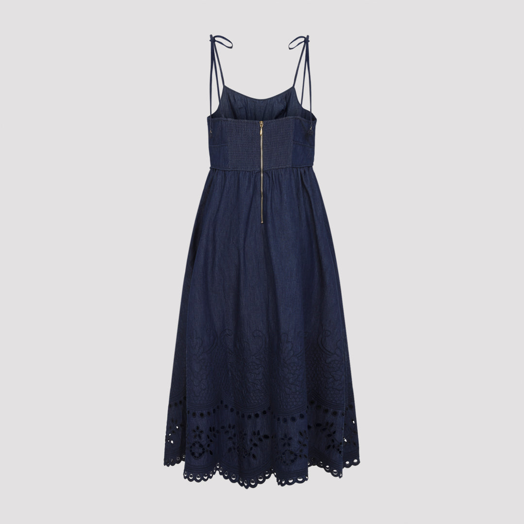 Zimmermann Midi dresses - Blue | 723e5cca457e2794acd080ca11bdfd0bf8e00cfa