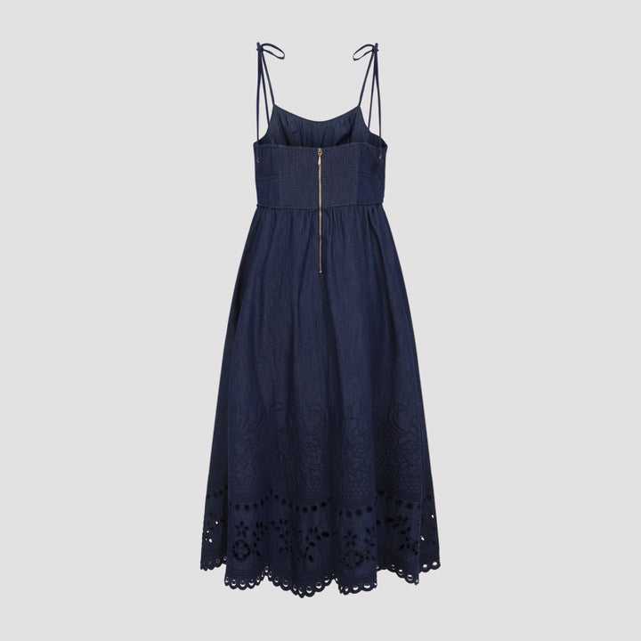Zimmermann Midi dresses - Blue | 723e5cca457e2794acd080ca11bdfd0bf8e00cfa