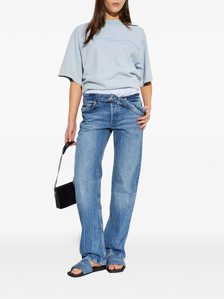 Alexander Wang Straight leg - Blue | 132acd4f5cf1c042b1c299fab96bf82ce628d0a9