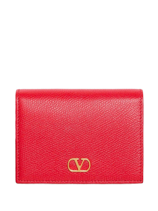 Vlogo Signature Grainy Leather Wallet