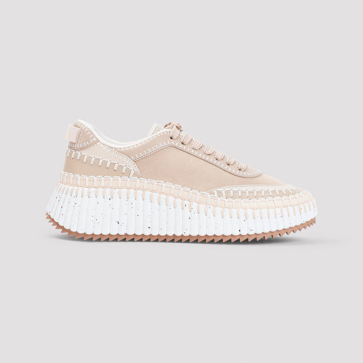 Chloe Sneakers - Nude & Neutrals | a8220f2aa2d3f4108a148989565ceda8f1a0ff7a