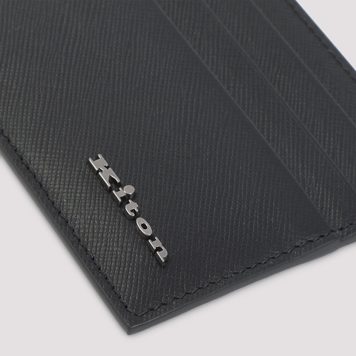 Kiton Credit card case - Black | 89231c95f8a330e357702a4c952a3560b911042d
