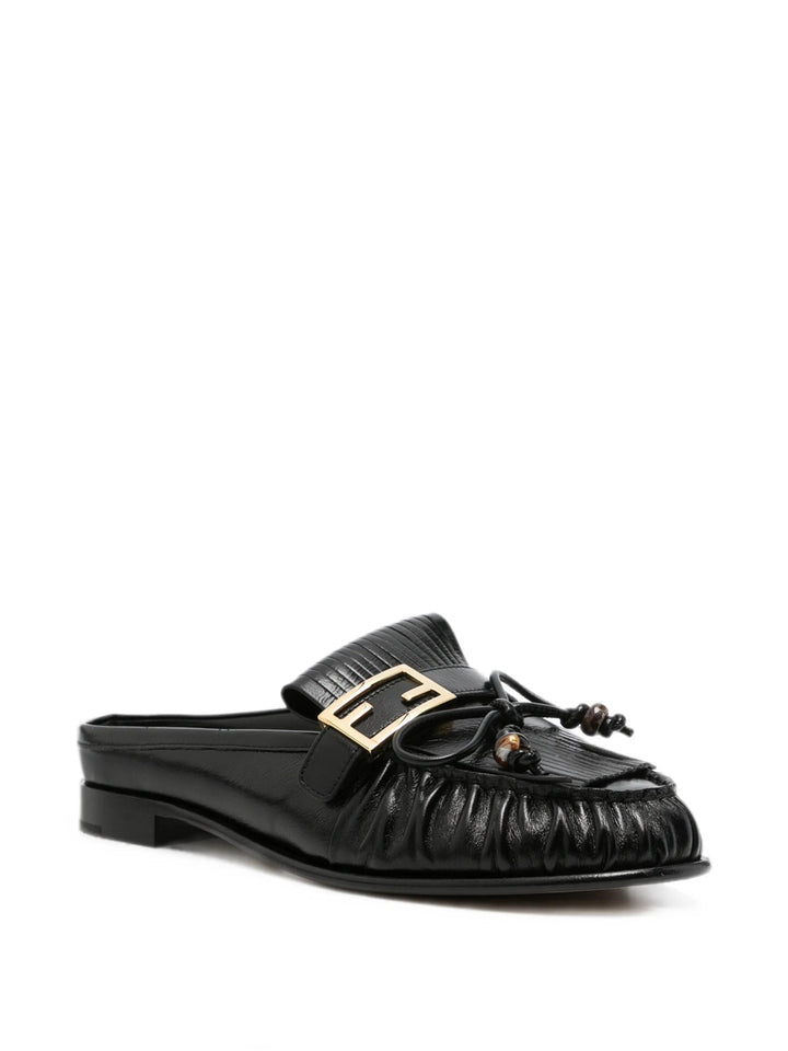 Fendi Mules - Black | fda3fc044c05d6c08e8acf39d549a2bfbd92514a