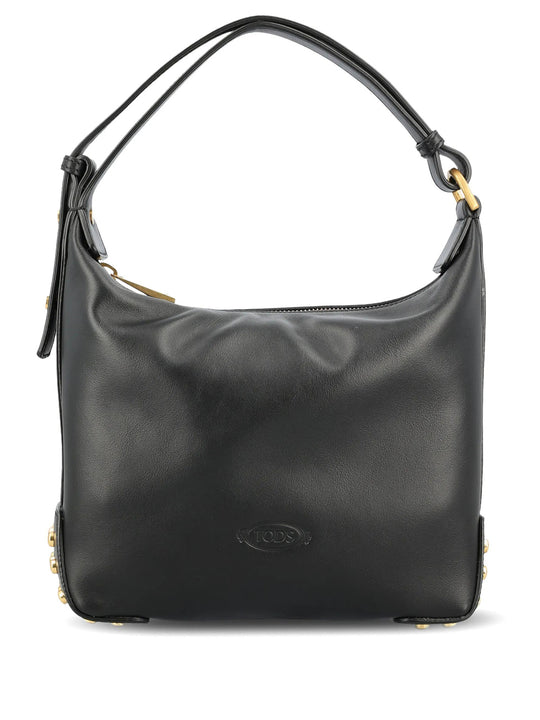 Leather Mini Bag With Metal Dots
