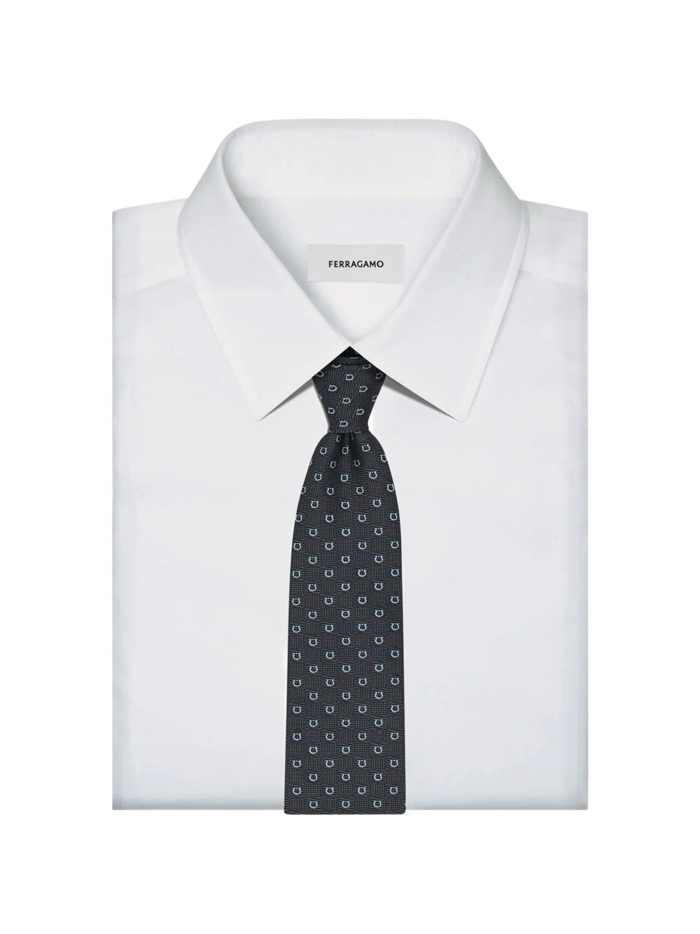 Ferragamo Ties - Grey | 824076cd1ccc0f22fd8ac5967eae2fb2f1622294