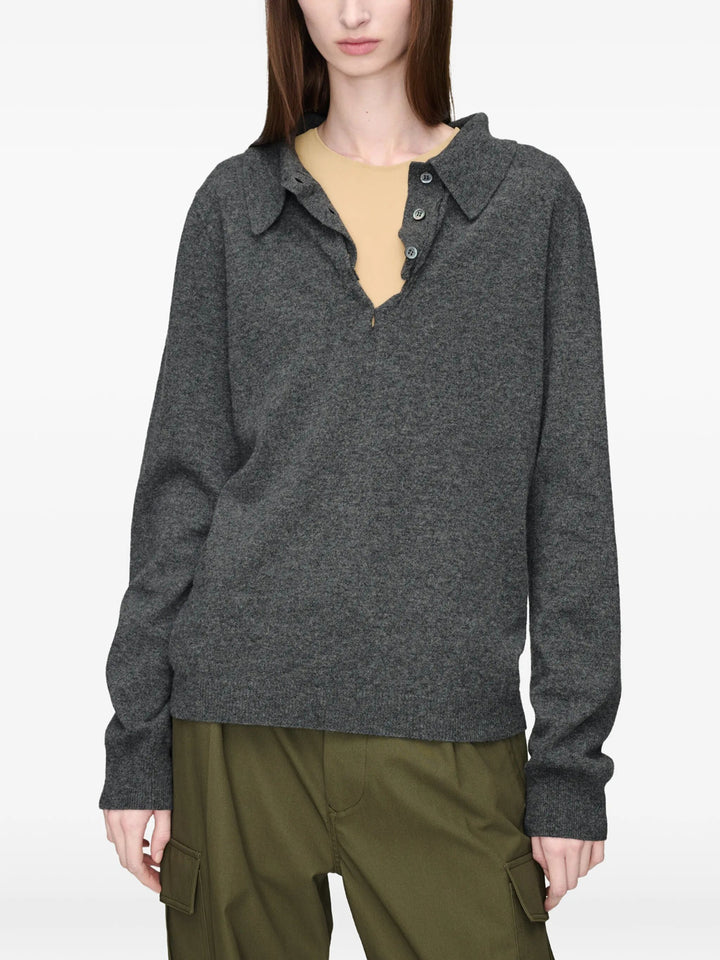 Maison Martin Margiela Polo neck - Grey | d261f72fd4393f3c65b03f899532934f43c0d45e