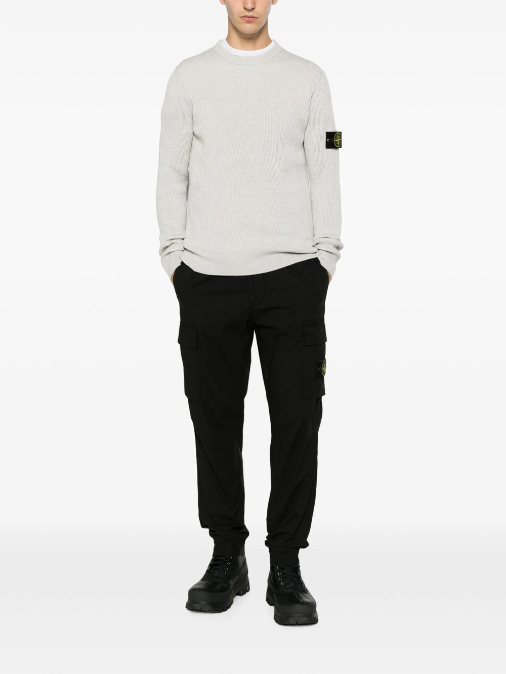 Stone Island Pullover - Nude & Neutrals | 83f90a7efbe025edaa2b7a398b6a05f09177c054