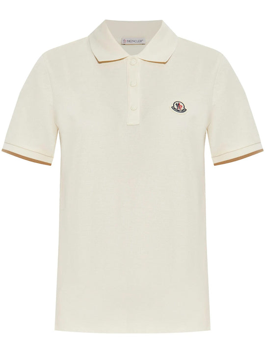 PiquÉ Polo Shirt With Logo Patch