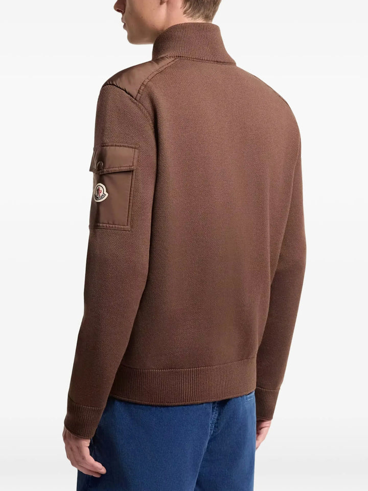 Moncler Cardigan - Brown | 9be016103ccbb08d065b09a65c73235c1ef16398