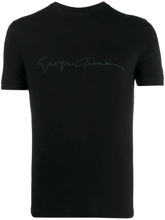 Asv Stretch-Viscose T-Shirt With Signature Logo