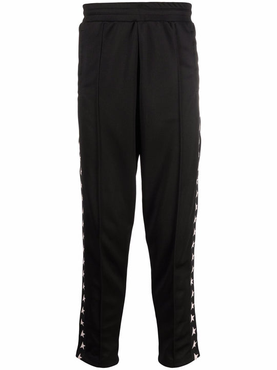 Technical Jersey Joggers With Stars On The Sides